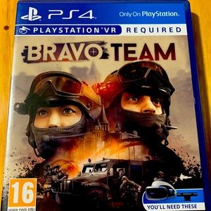 PlayStation 4 Bravo Team VR game.